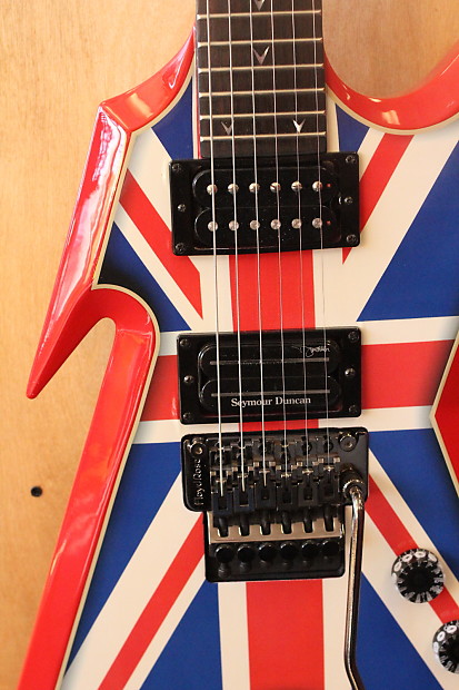 Guitares Electriques Dean Razorback Union Jack - Razorback Union