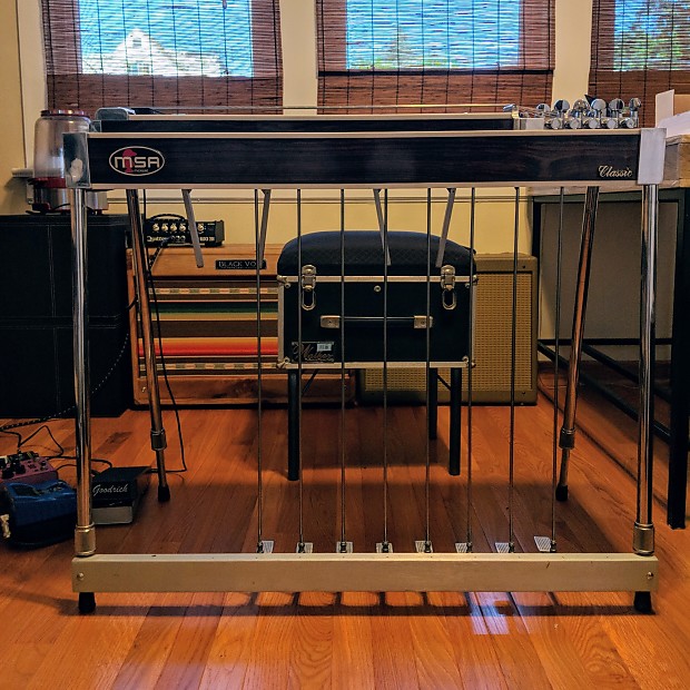 MSA Classic D10 Rosewood Double Neck pedal steel guitar Reverb