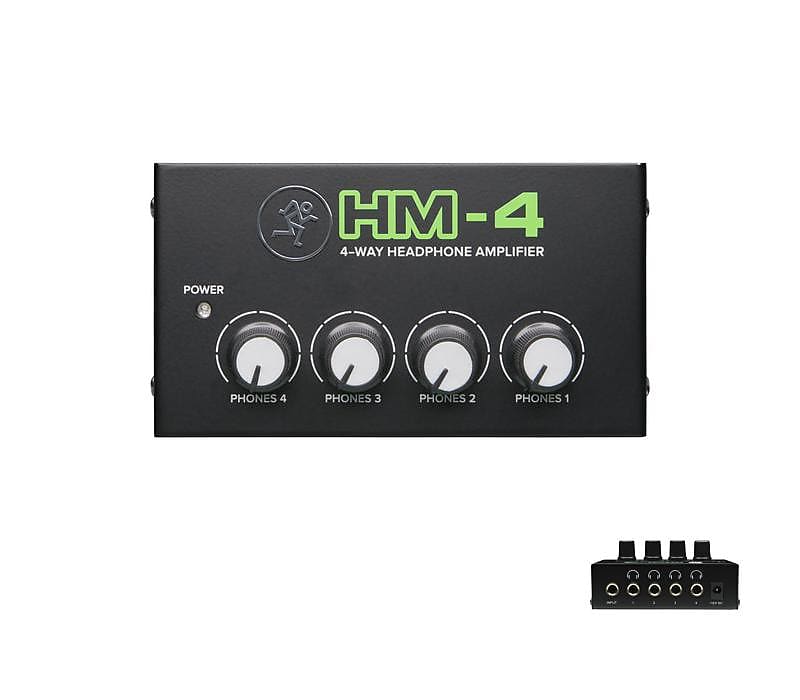Mackie HM-4 4-channel Headphone Amplifier-NEW image 1