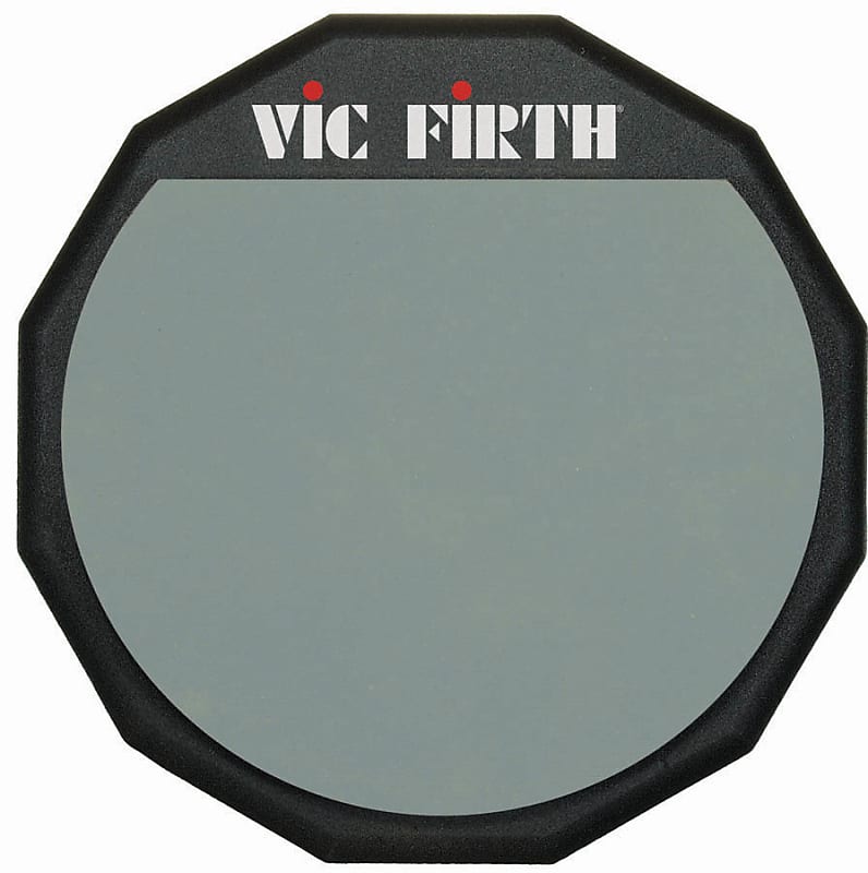 Vic Firth 12 Drum Practice Pad Single Sided Soft Rubber