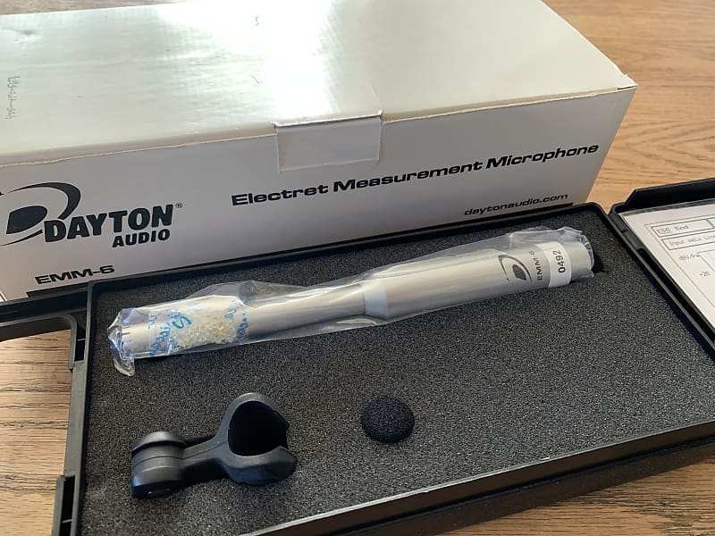 Dayton Audio EMM6 Electret Measurement Microphone Reverb