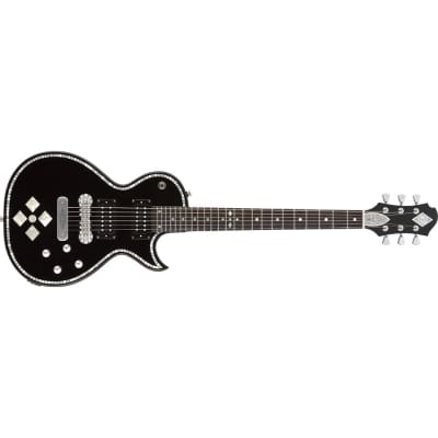 Zemaitis Casimere C24SU Black Pearl Diamond Superior NEW Electric Guitar with Hardshell Case BP BK image 1