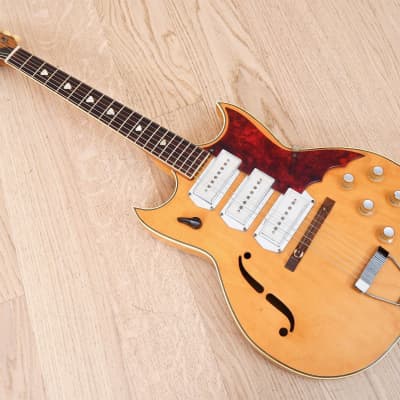 1960s Kay Pro P-3 Thinline Doublecut Vintage Guitar Barney Kessel Kleenex Box w/ Case, Swingmaster image 12