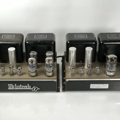McIntosh MC-60 60 Watt Audio Amplifiers (Pair) image 2