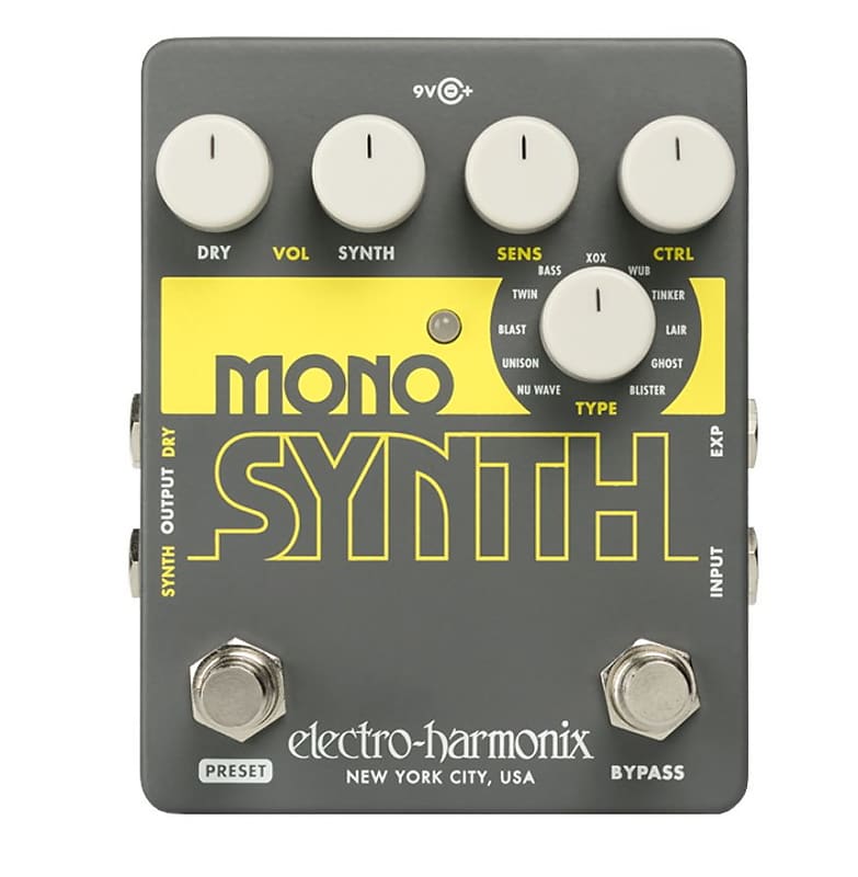 Electro Harmonix Mono Synth Guitar Mono Synth Pedal image 1