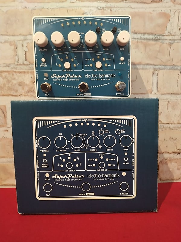 Electro-Harmonix SUPER PULSAR STEREO TAP TREMOLO Tremolo Guitar Effects  Pedal (Sarasota, FL)