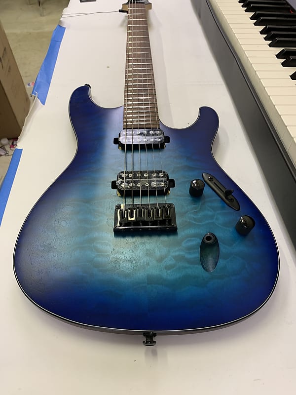 Ibanez S Series S621QM Sapphire Blue Flat SBF Electric Guitar B-Stock S621  QM