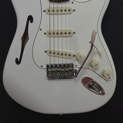 Custom Light Relic Fender Thinline Style Stratocaster Eric Johnson Pickguard Assembly Deluxe Stratocaster Neck w/Gigbag image 1