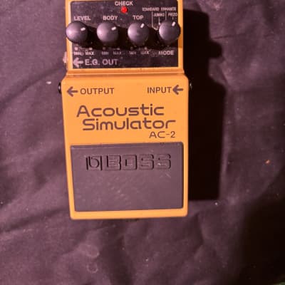 Boss AC-2 Acoustic Simulator (Silver Label) 1997 - 2006 - Yellow image 2
