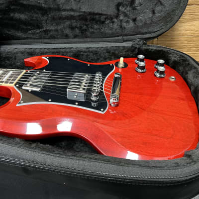 Gibson SG Standard Electric Guitar 2022- Heritage Cherry w/leather soft case Excellent shape! image 21