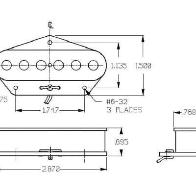 Seymour Duncan STL-2 Hot Tele Lead (bridge) Pickup image 2