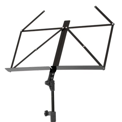 BUNDLE Music Stand for Sheet Music and Tripos Guitar/Violin Stand black image 8