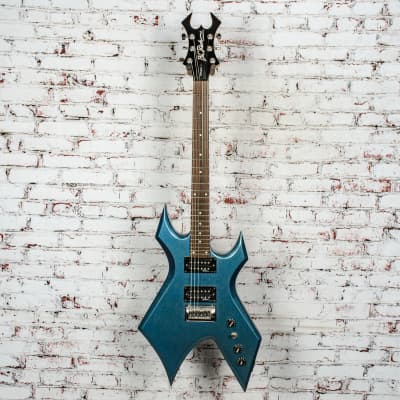 BC Rich - Platinum Series Warlock MIK - Solid Body HH Electric Guitar, Ice Blue Met. - x2080 - USED image 2