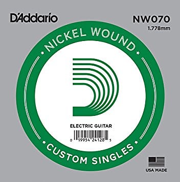 D'Addario NW070 Nickel Wound Single Guitar String .070 image 1