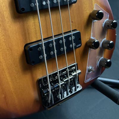 Yamaha TRBX504BRB 4-String Electric Bass Guitar Brick Burst image 7