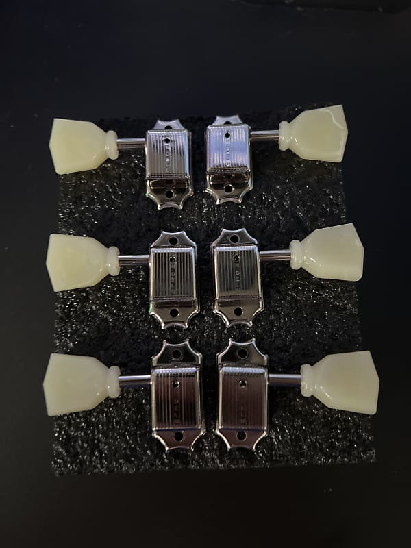 Kluson Deluxe Single Line Tuners - Nickel | Reverb