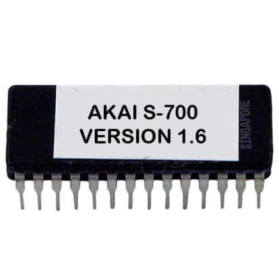 AKAI S-700 firmware update EPROM Latest OS Version 1.6 S700 upgrade Rom
