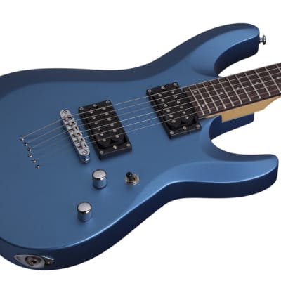 Schecter C-6 Deluxe Electric Guitar, Satin Metallic Light Blue, 431 image 12
