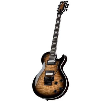 Dean Thoroughbred Select Floyd Quilted Maple, Natural Black Burst, Demo Video! for sale