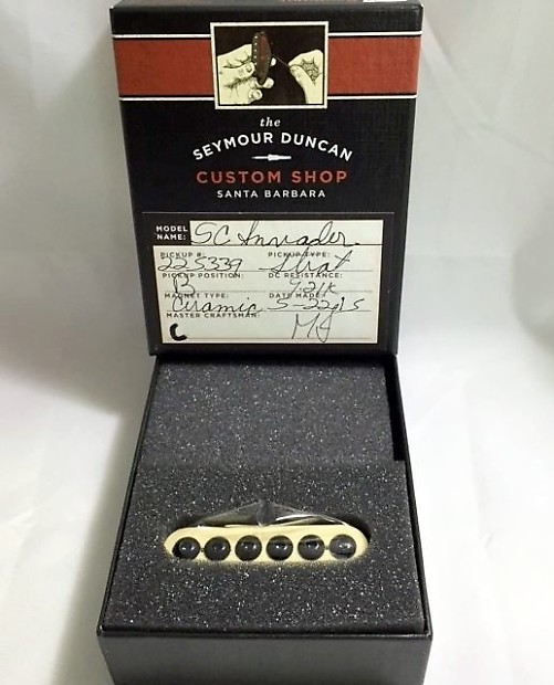 Seymour Duncan Custom Shop Invader Single Coil Humbucker Strat