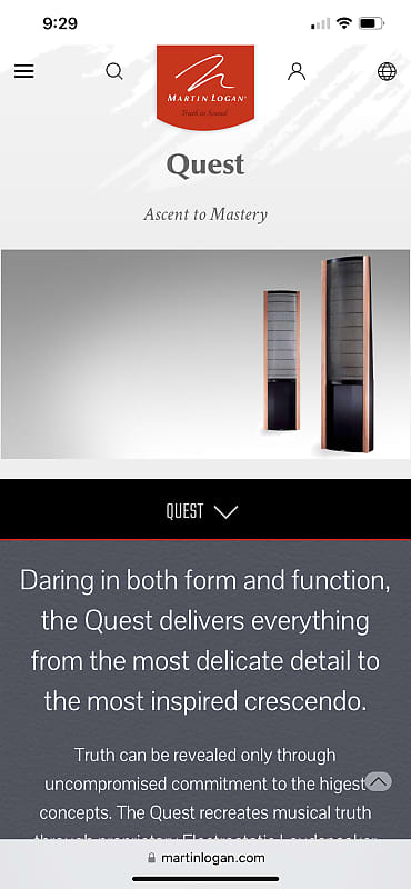 Martin Logan  Quest 12” Subwoofers  			