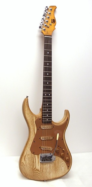 AXL AS-830-BR Badwater Pro Electric Guitar - Antique Brown