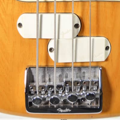 Fender Elite II Precision Bass Natural Gloss Finish 1983 w/ Gig Bag – Used 1983 Natural Gloss Finish image 8