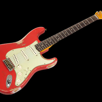 Fender Custom Shop '60 Stratocaster RW - Fiesta Red Heavy Relic image 2