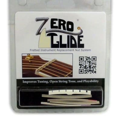 Zero Glide Electric Guitar Nut System F Style 9.25 Radius Slotted Free Shipping image 2