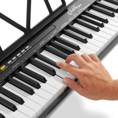 61-Key Electronic Keyboard Piano - Beginner Kit with Phones & Mic image 5
