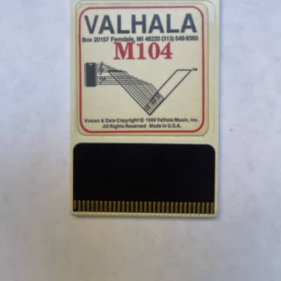 Korg M1 Card Valhala M-104 M1R