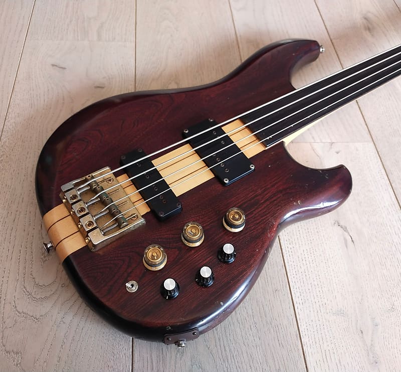 Ibanez Musician MC-924DS Fretless 1982 Wood | Reverb