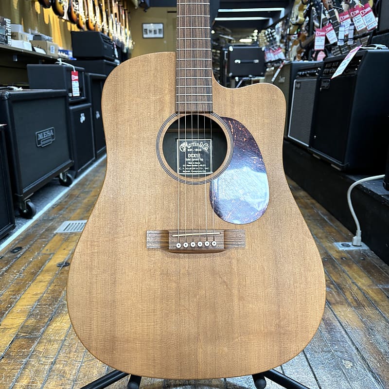 Martin DCX1E Sitka Spruce/HPL Dreadnought with Cutaway Natural