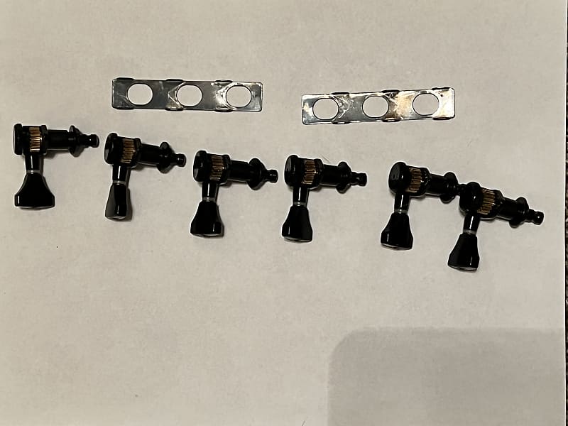 Hipshot Left Handed/Reverse Headstock Griplock Open Tuners 6 Reverb