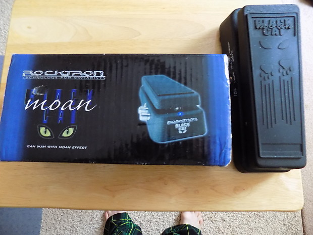 Rocktron Black Cat Moan Wah Pedal | Reverb