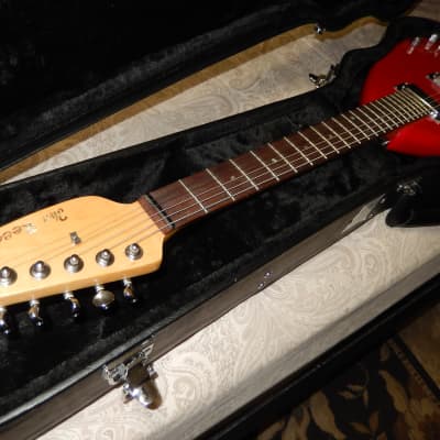 Jim Reed Solid Body Electric 1987-94? - Bright Red w/ Natural neck image 11