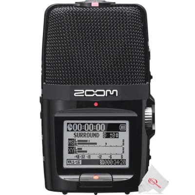 Zoom H1n Handy Recorder (2023 Model, H1n-VP) Portable Recorder, Onboard  Stereo Microphones, Camera Mountable, Records to SD Card, USB Microphone,  with