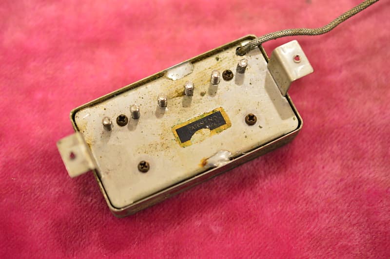 Vintage 1962 Gibson PAF Patent Sticker Pickup 7.78k Original