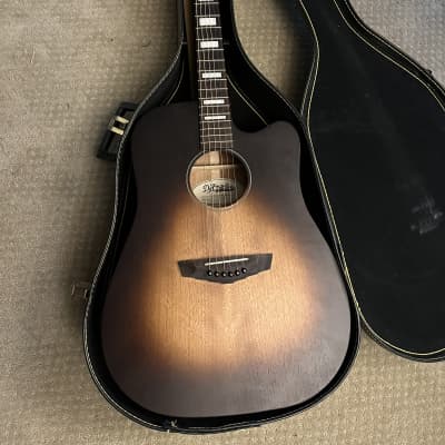 D'Angelico Premier Bowery Dreadnought Cutaway with Electronics 2010s - Vintage Sunburst for sale