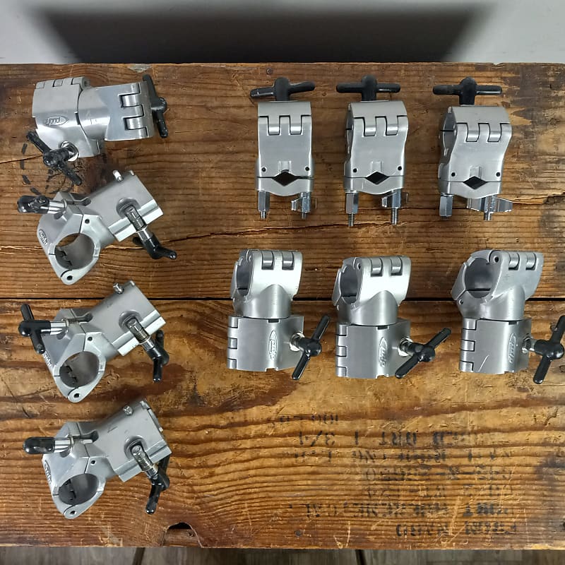 PDP Drum Rack Clamps 10 qty Clamps Reverb