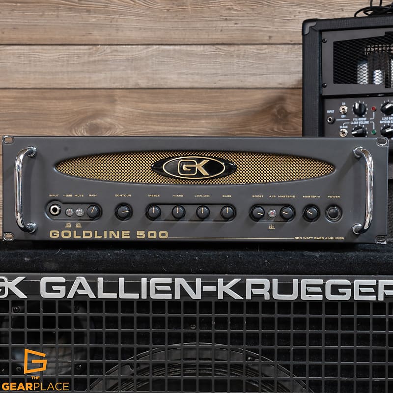 Gallien-Krueger Goldline 500 Bass Amp Head | Reverb