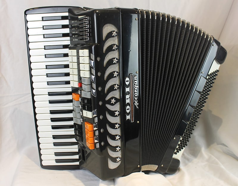 6613 - Black Iorio Accorgan G Series Piano Accordion LMM 41 120 image 1