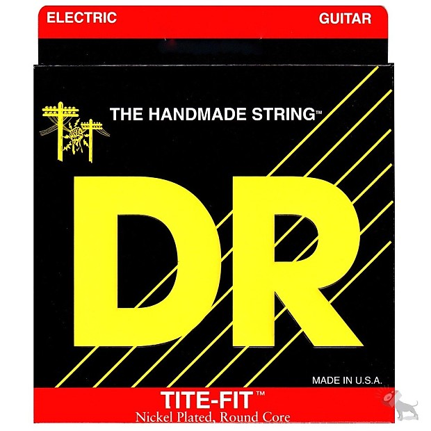 DR MH-10 Tite-Fit Electric Guitar Strings - Medium-Heavy (10-50) image 1