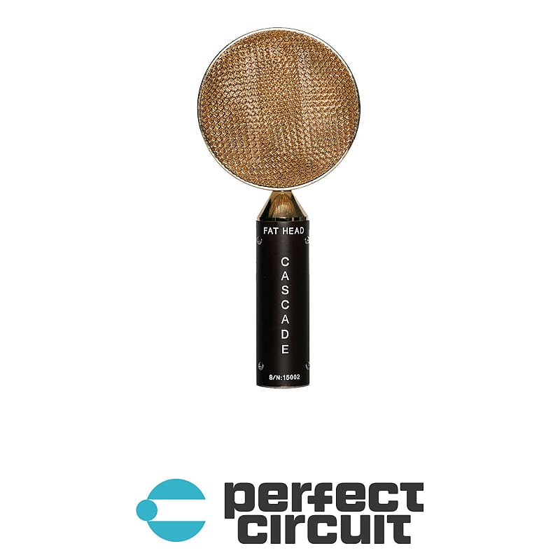 Cascade Microphones Fat Head Ribbon Microphone (Brown) Reverb