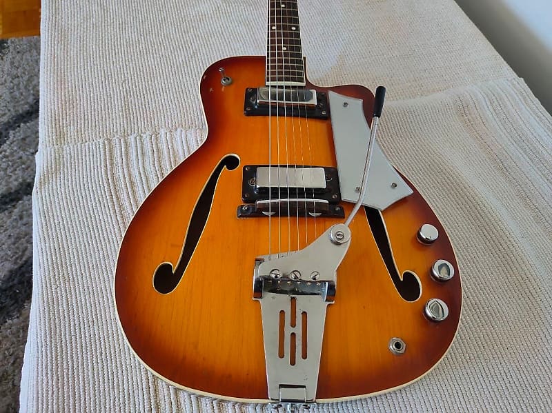 1960's Melodija Menges Hollow Body Jazz Archtop Guitar, | Reverb
