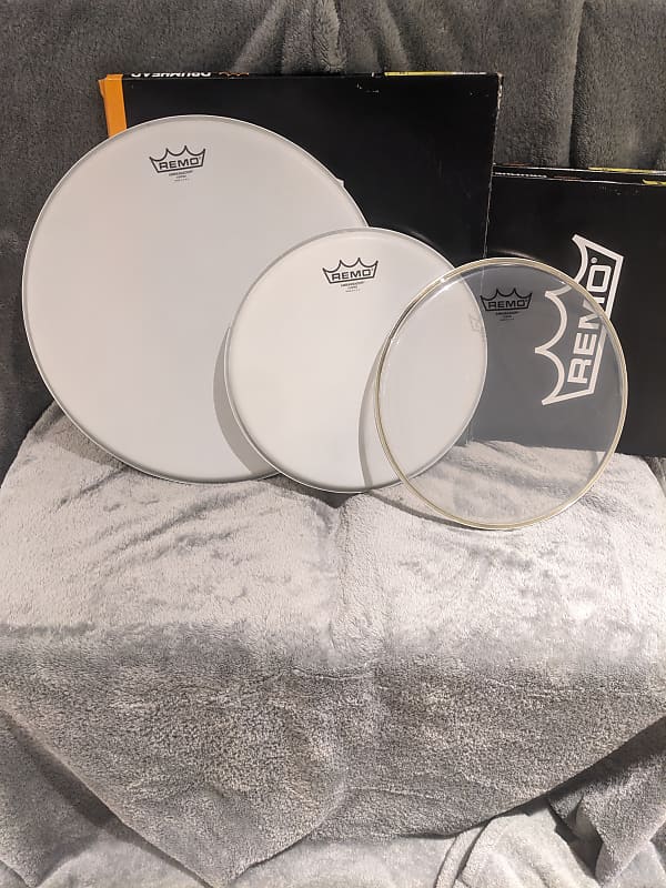 Premier / Olympic pre international drum heads Remo Pre 1970s image 1
