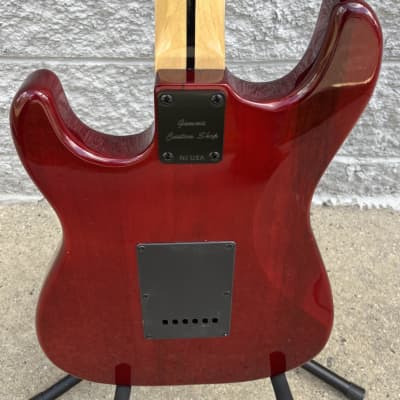 GAMMA Custom Electric Guitar STG24-01, 6-String Omega Model, Transparent WIne image 6