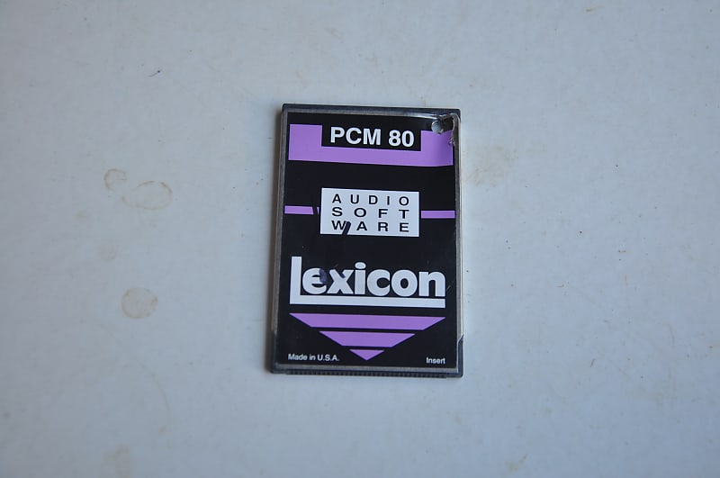 RARE Lexicon PCM-80 Algorithm Card ~PITCH FX V1.1~ Audio Software PCM80 USA Made image 1