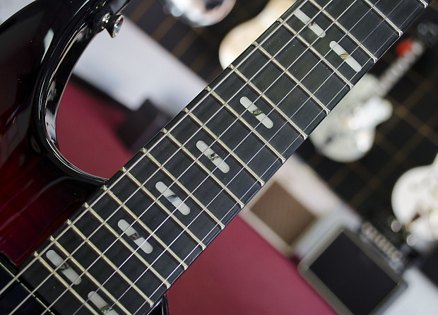 Hagstrom UltraLux Xl-2P Black / Red w/case | Reverb