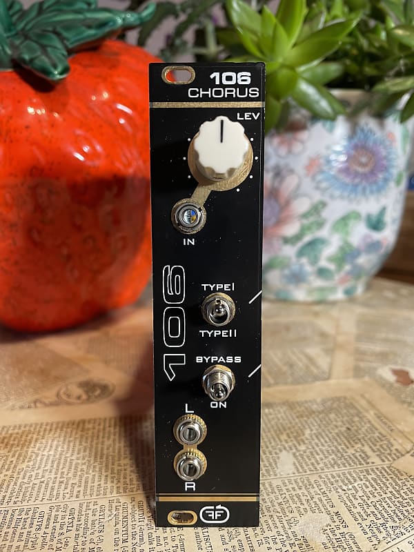 Feedback Modules 106 CHORUS 2020 Black and Gold Reverb